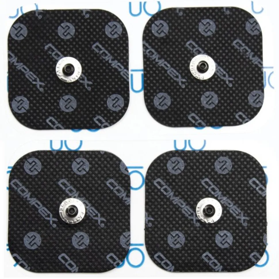 4 Electrodes 1 Snap 5*5cm - Accessoire Electrostimulation | Compex