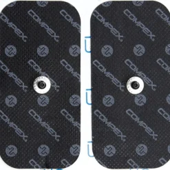 2 Electrodes 1 Snaps 5*10cm - Accessoire Electrostimulation | Compex