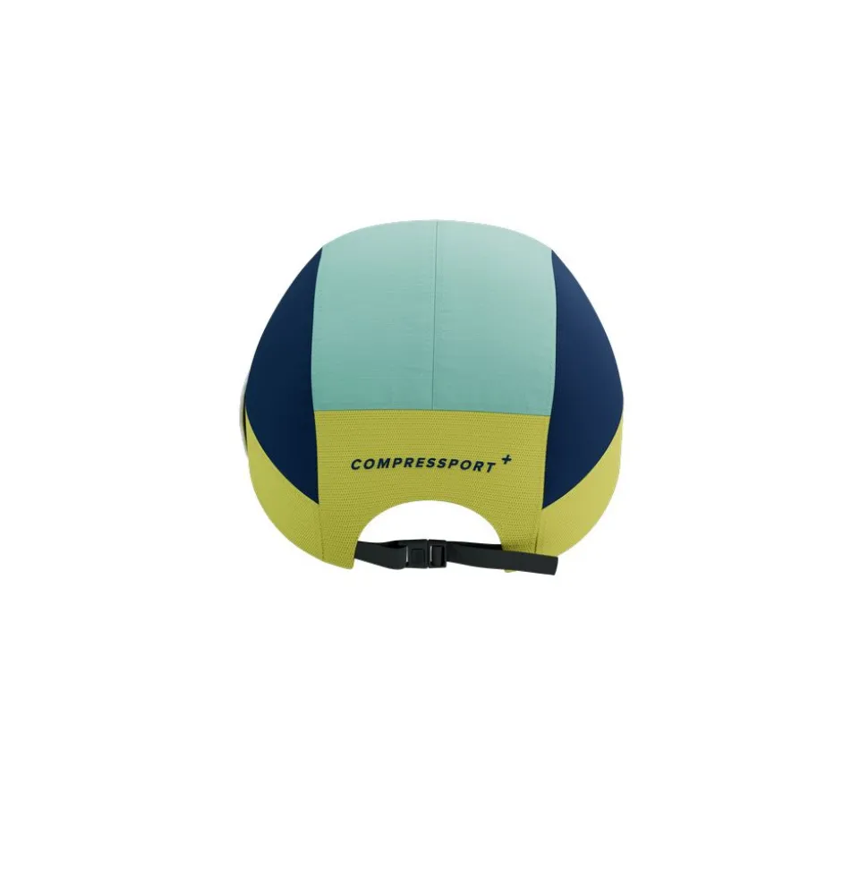 5 Panels Lcap Bleu Vert - Casquette | Compressport