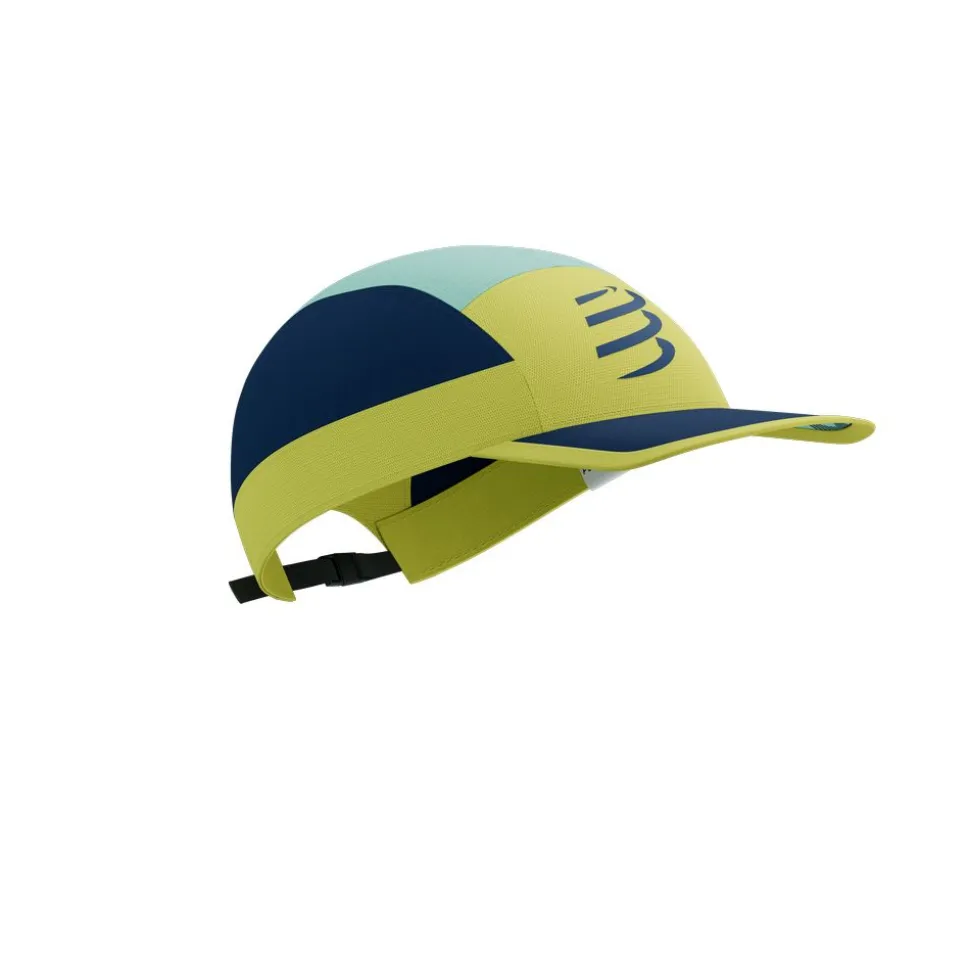 5 Panels Lcap Bleu Vert - Casquette | Compressport