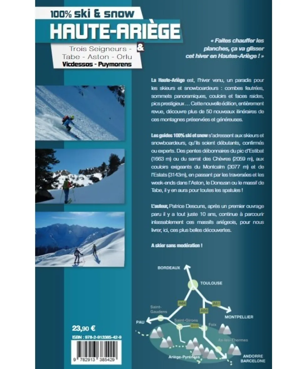 100% Ski De Rando Ariège-pyrénées - Librairie | 3 Sup Editions