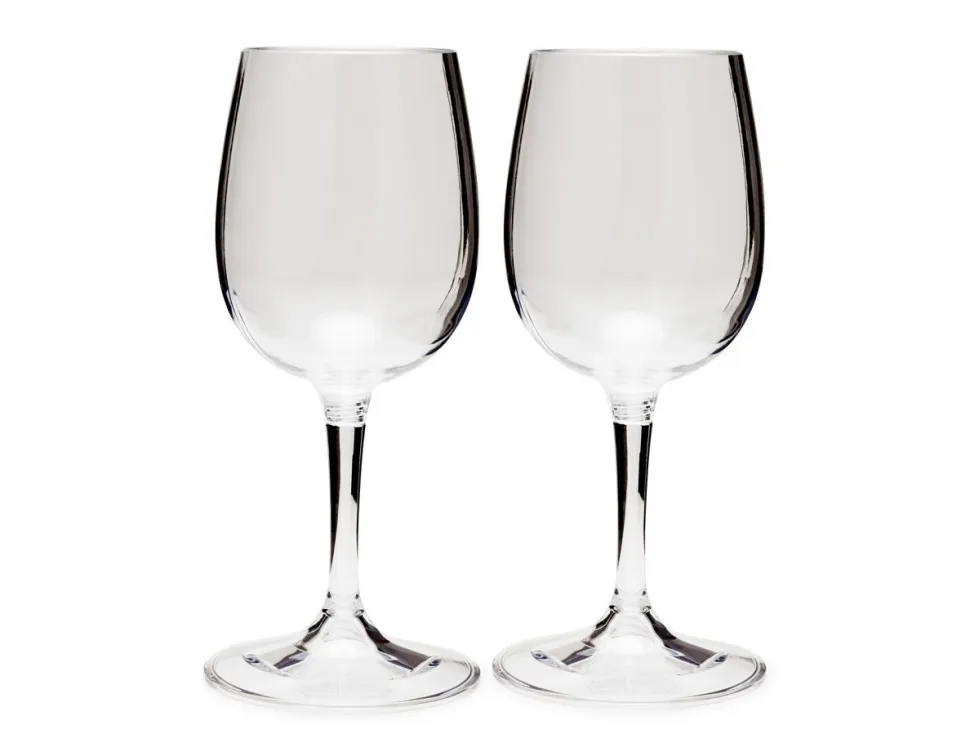 2 Verres A Vin Nesting - Assiette - Verre | Gsi