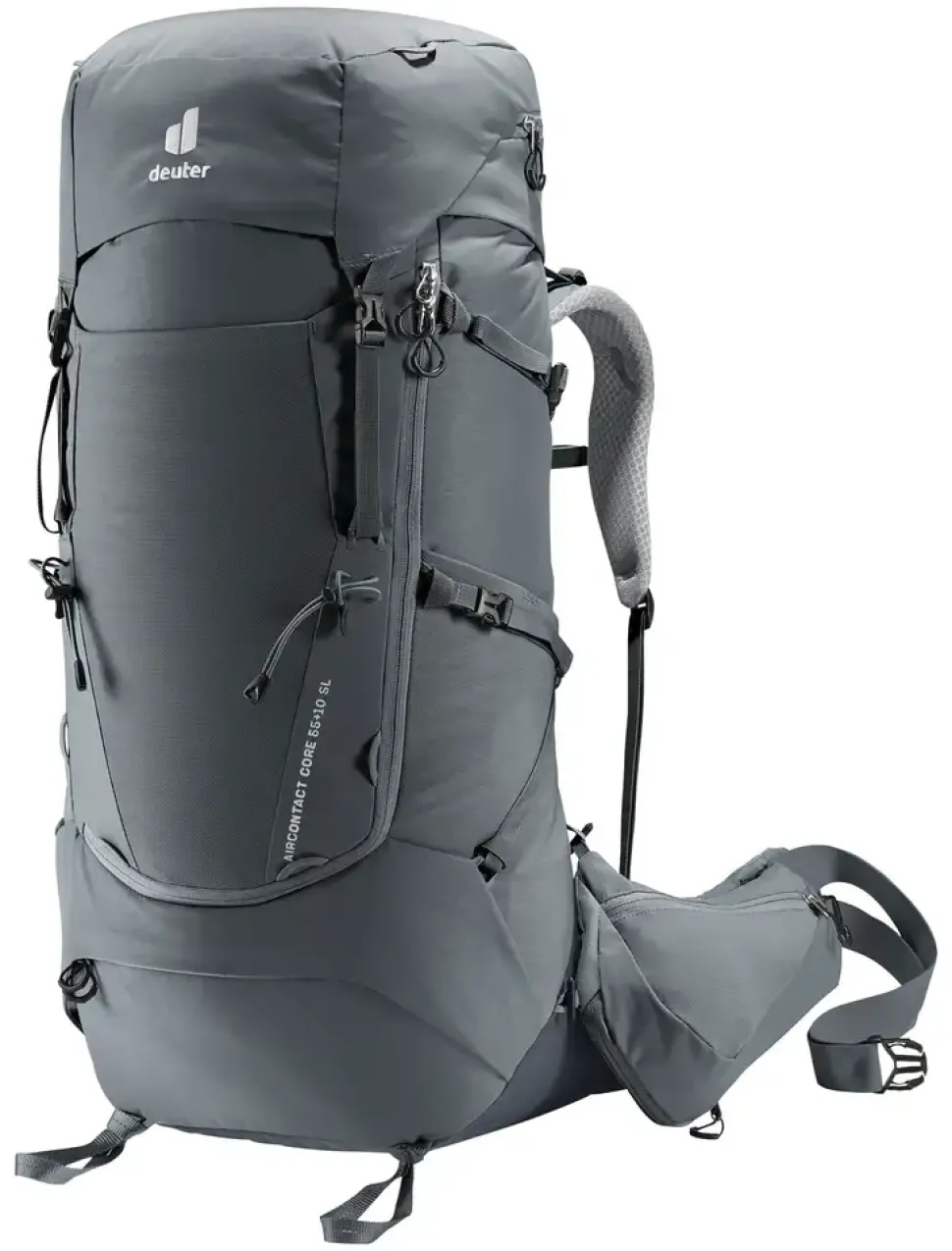 Aircontact Core 55+10 Sl Graphite Black - Sac A Dos | Deuter