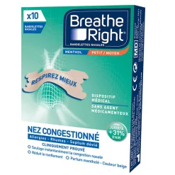 Bandelettes Nasales Menthol - M - Soin | Breath Right