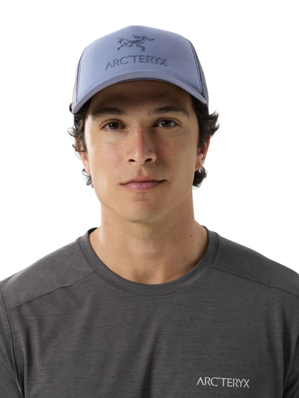 Bird Word Trucker Curved Stratus Dark Stratus - Casquette | Arcteryx