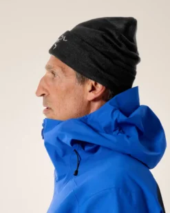 Bonnet Embroidered Bird Toque Black Arcteryx