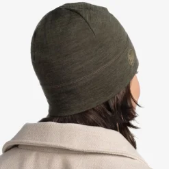 Bonnet Merino Lightweight Solid Bark - Bonnet | Buff