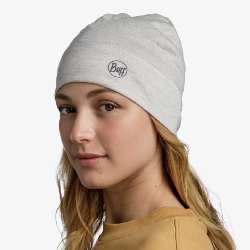 Bonnet Merino Lightweight Solid Cloud - Bonnet | Buff