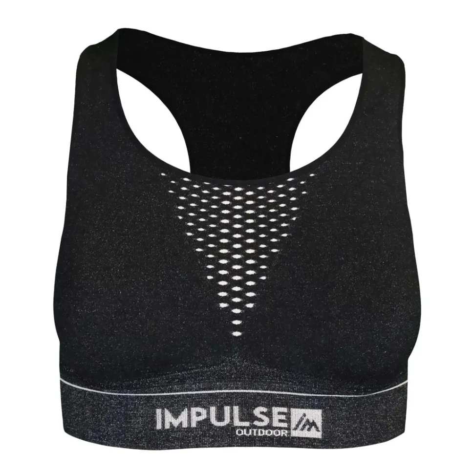 Brassiere Femme Seamless Trail+ Black - Brassiere | Impulse Outdoor