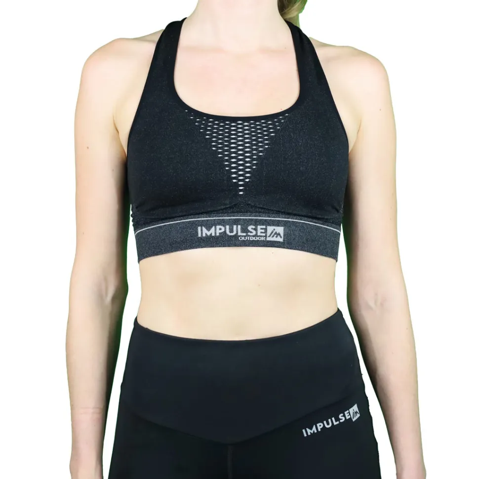Brassiere Femme Seamless Trail+ Black - Brassiere | Impulse Outdoor