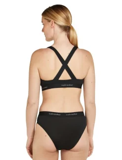 Brassiere Mer 125 Cool-lite Sprite Racerback Black | Icebreaker
