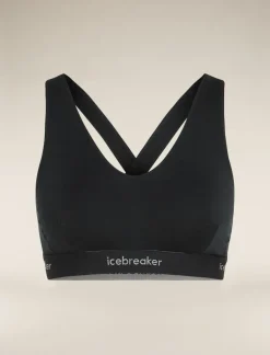 Brassiere Mer 125 Cool-lite Sprite Racerback Black | Icebreaker