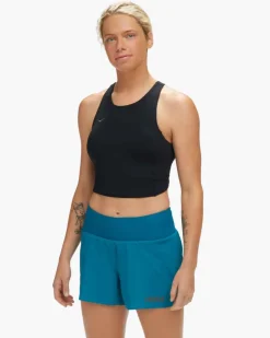 Brassière Crop Top Femme Elaro Black - Brassiere | Hoka