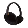 Cache Oreilles Plush Femme Noir - Bonnet | Barts