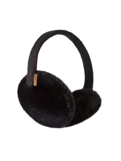 Cache Oreilles Plush Femme Noir - Bonnet | Barts
