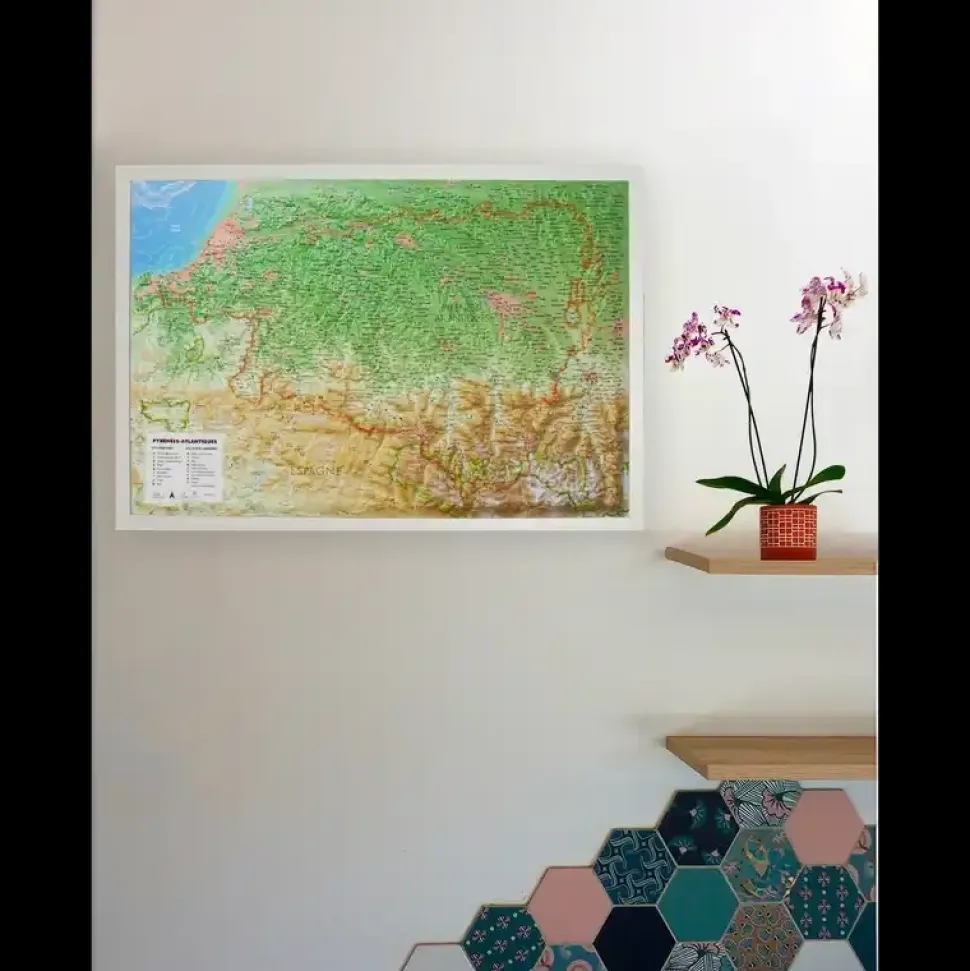 Carte 3d Pyrenees Atlantiques - Cartes | 3dmap