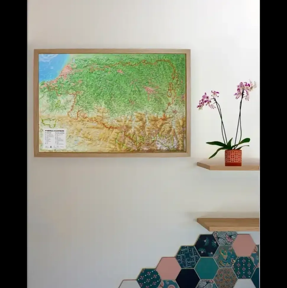 Carte 3d Pyrenees Atlantiques - Cartes | 3dmap