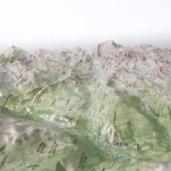 Carte En Relief Gavarnie Neouvielle | Deniveles Editions