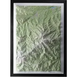 Carte En Relief Massif Du Canigou | Deniveles Editions