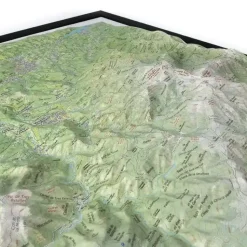 Carte En Relief Massif Du Canigou | Deniveles Editions
