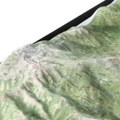 Carte En Relief Massif Du Canigou | Deniveles Editions
