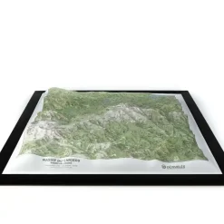 Carte En Relief Massif Du Canigou | Deniveles Editions