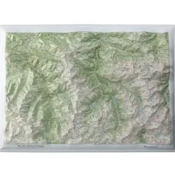 Carte En Relief Pic D Ossau - Equipement Outdoor | Deniveles Editions