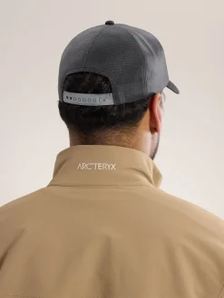 Casquette Bird Word Trucker Black Cloud - Casquette | Arcteryx