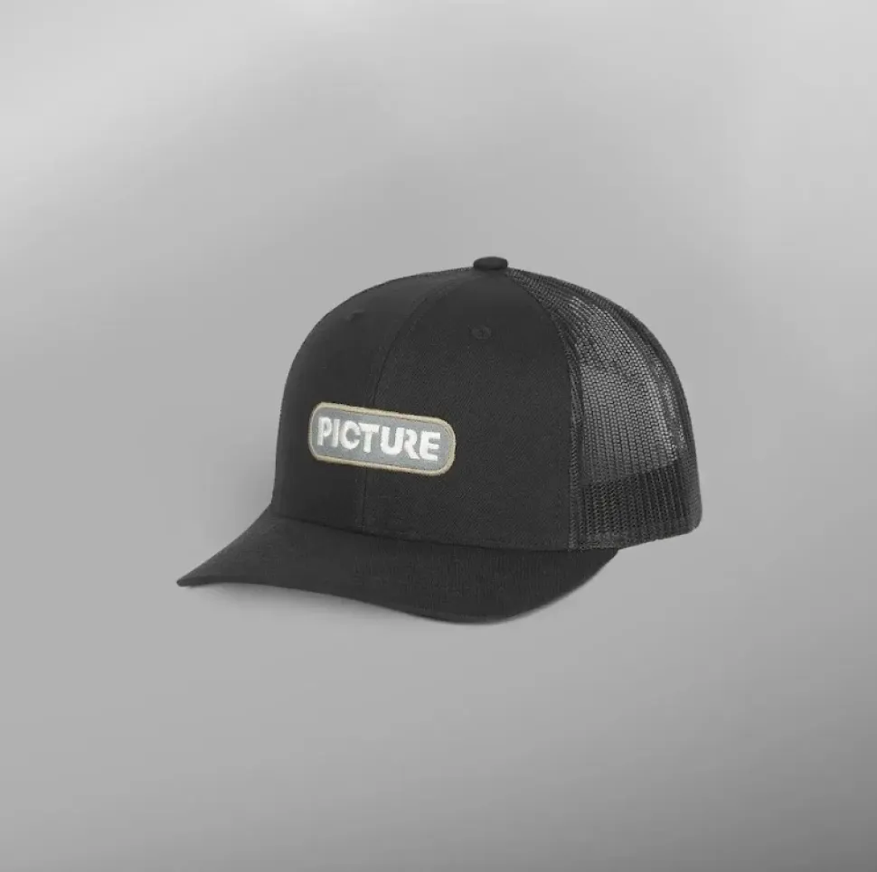Casquette Byam Trucker Picture - Noir | Picture Organic Clothing