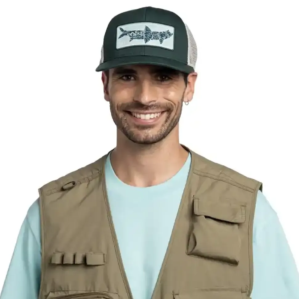Casquette Explore Trucker Salty Green - Casquette | Buff