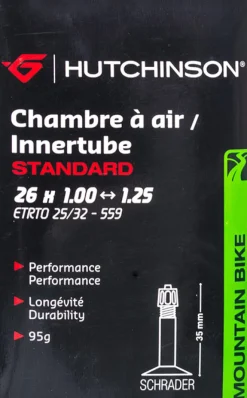 Chambre A Air Standard 26x1/1.25 Schrader