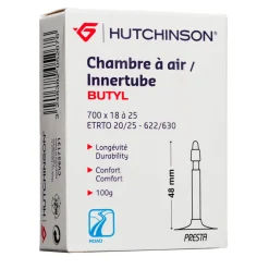 Chambre A Air 700x18/25 Presta 48mm - Chambre A Air | Hutchinson