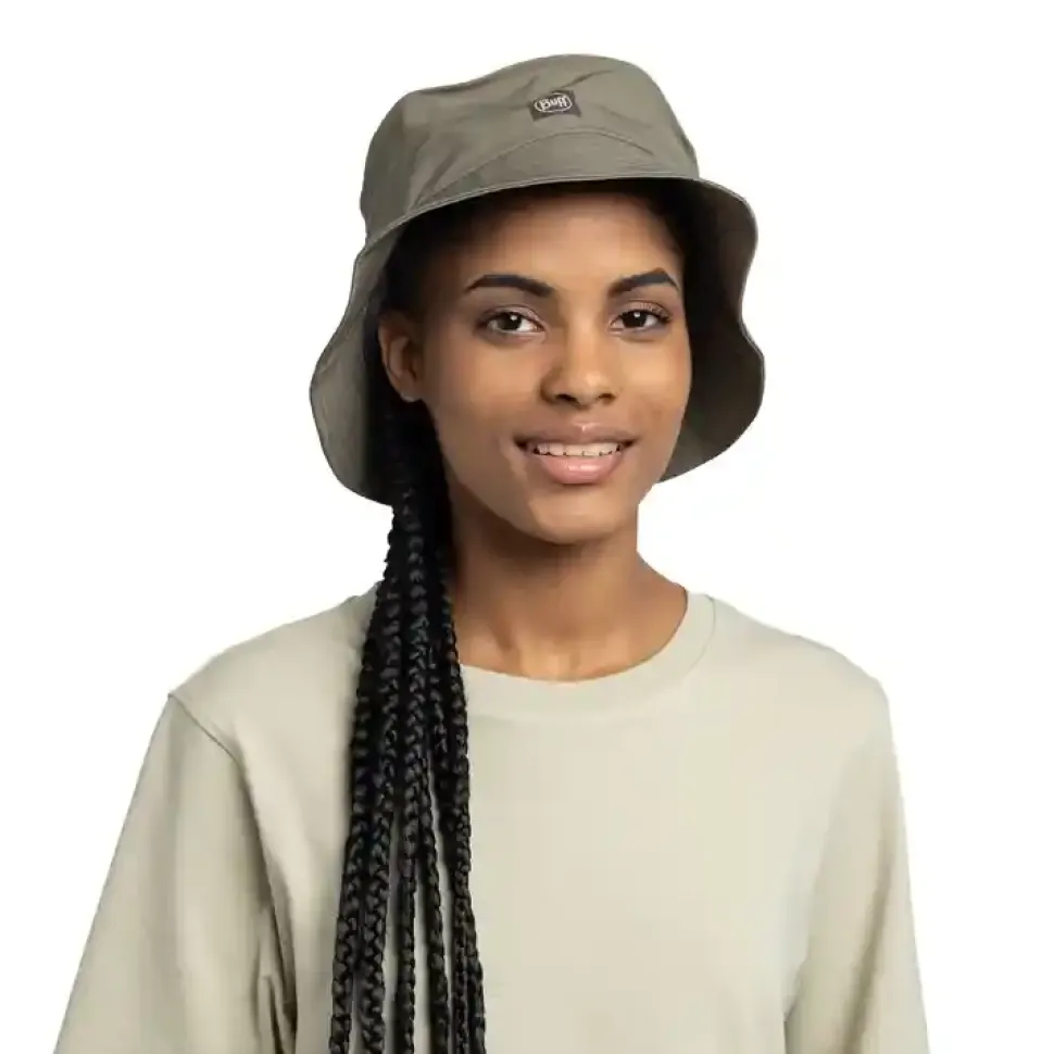 Chapeau Adventure Bucket Solid Thundra Khaki - Chapeau | Buff