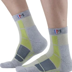 Chaussette Mid Air Gris Vert - Chaussettes | Monnet