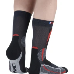 Chaussette Trek Expert Rouge Noir - Chaussettes | Monnet