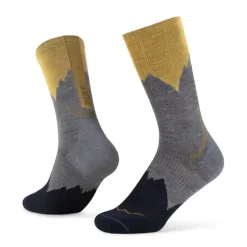 Chaussettes Lw Merino Wool Crew Grey - Chaussettes | Buff
