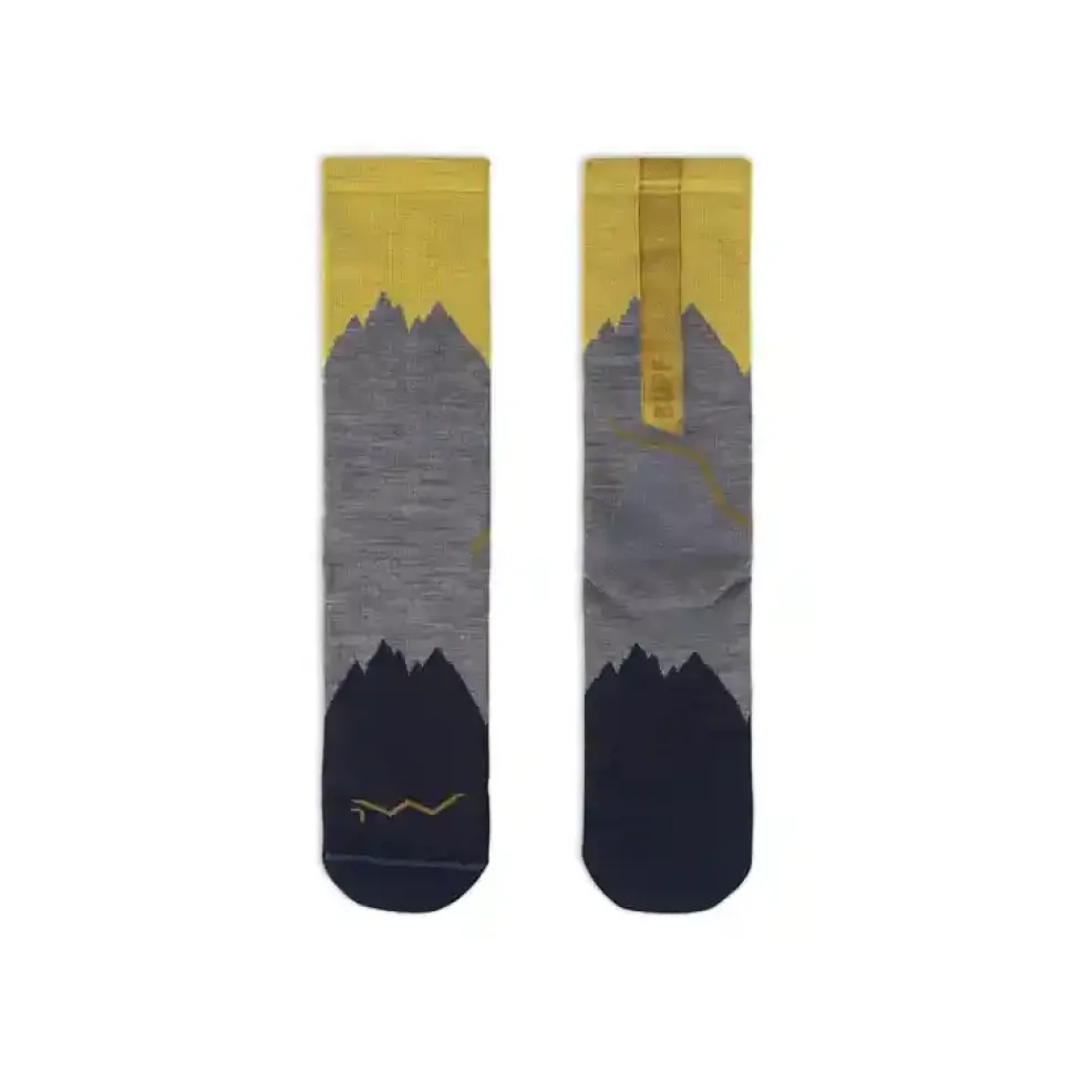 Chaussettes Lw Merino Wool Crew Grey - Chaussettes | Buff