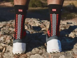 Chaussettes Pro Racing V4.0 Trail Black / Red | Compressport