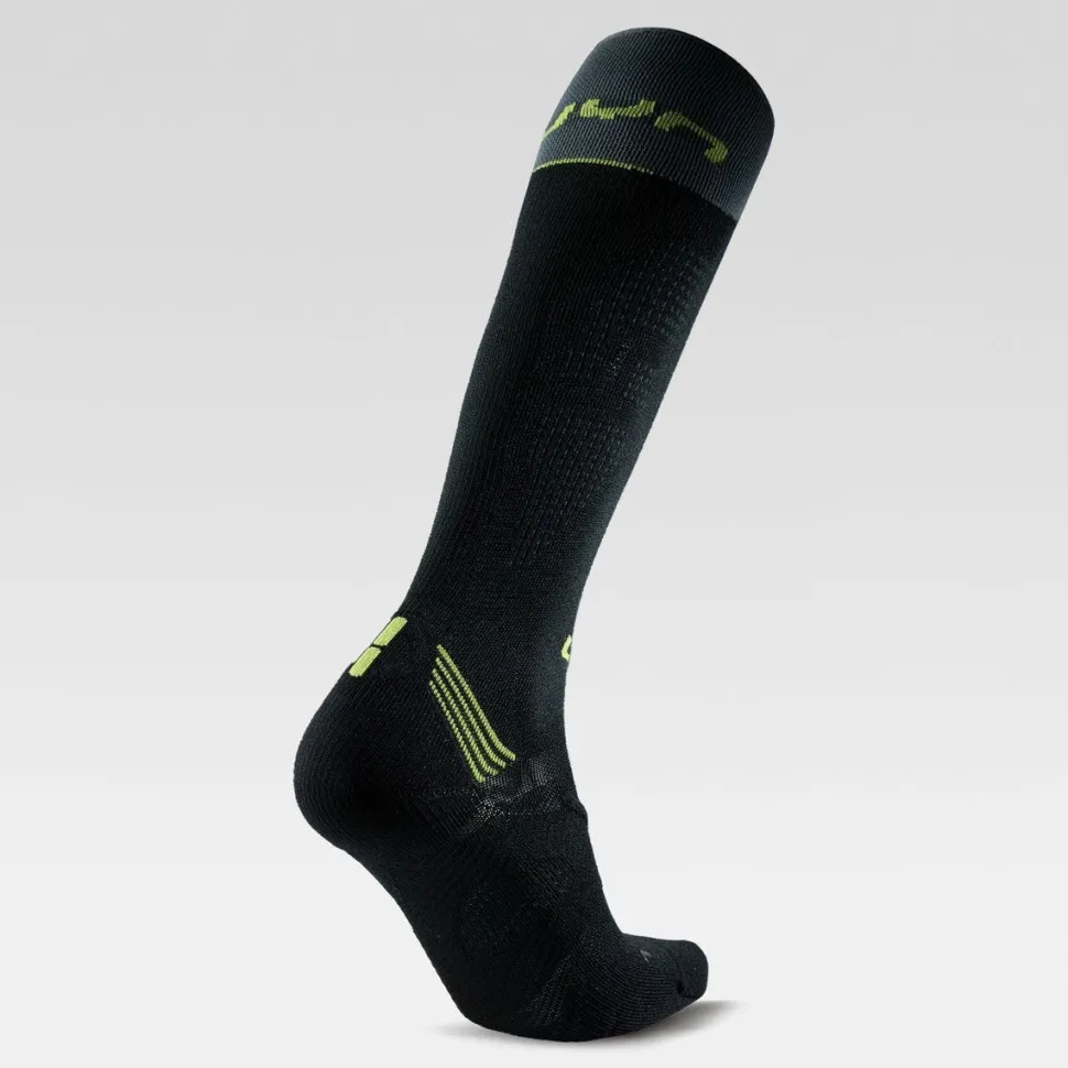 Chaussettes Run Comp One Black Lime - Chaussettes | Uyn