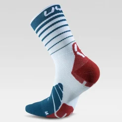 Chaussettes Runner's Five Socks White Blue Red - Chaussettes | Uyn
