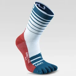 Chaussettes Runner's Five Socks White Blue Red - Chaussettes | Uyn