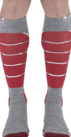 Chaussettes Ski Light Wool Rouge - Chaussettes | Monnet