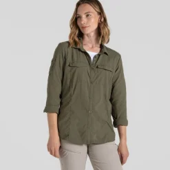 Chemise Femme Nosilife Adventure III Wild Olive | Craghoppers