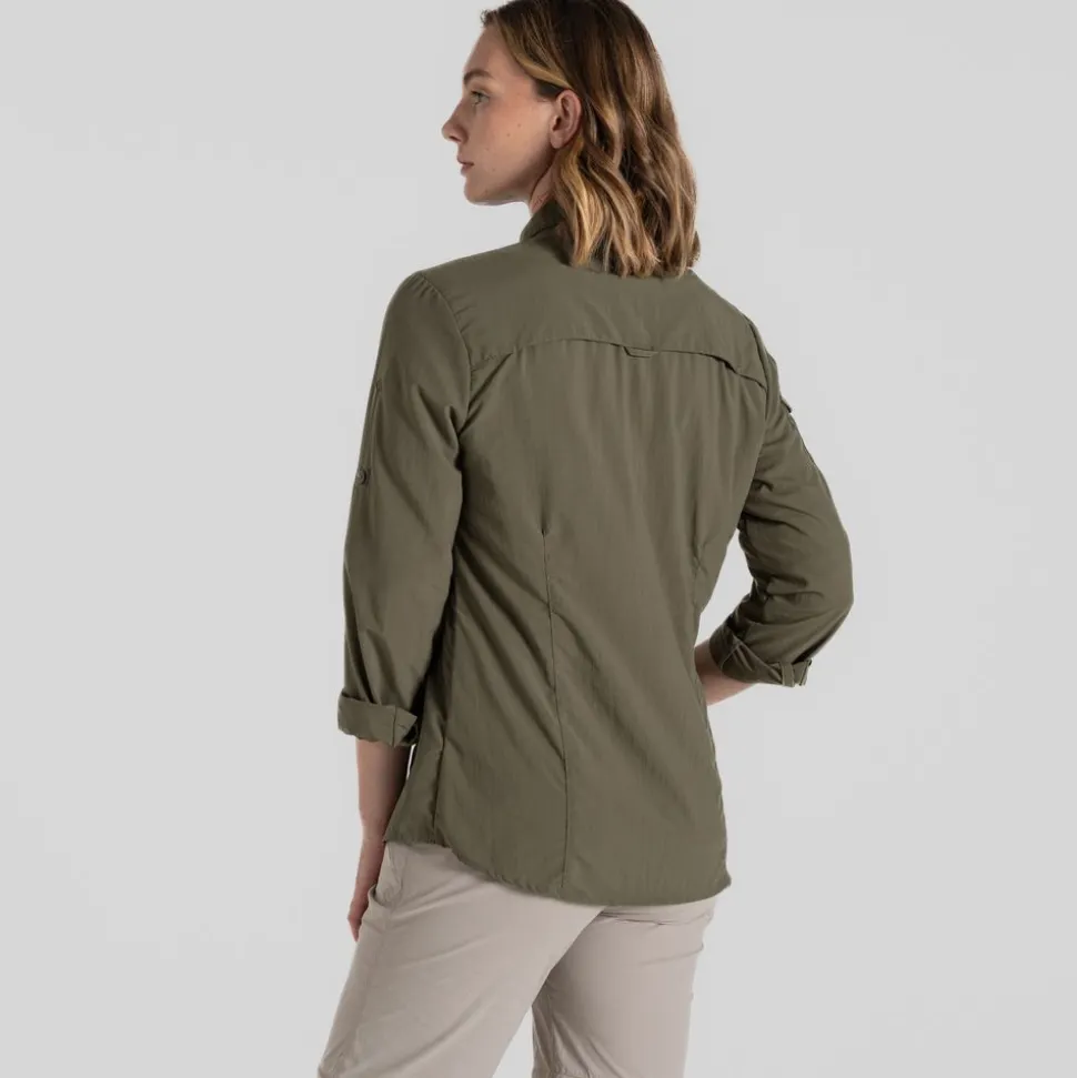 Chemise Femme Nosilife Adventure III Wild Olive | Craghoppers