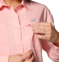 Chemise Femme Silver Ridge Utility Pink Sand | Columbia Sportswear