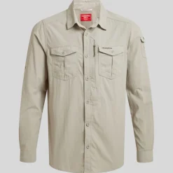 Chemise Nosilife Adventure Long Sleeved III Parchment | Craghoppers