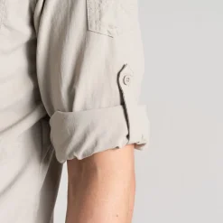 Chemise Nosilife Adventure Long Sleeved III Parchment | Craghoppers