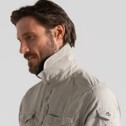 Chemise Nosilife Adventure Long Sleeved III Parchment | Craghoppers