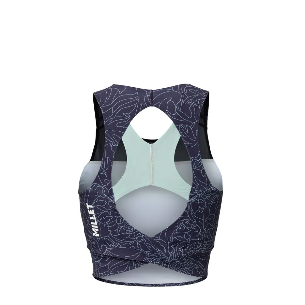 Cimaï Collab Sports Bra Femme Purple Velvet Seaweed - Brassiere
