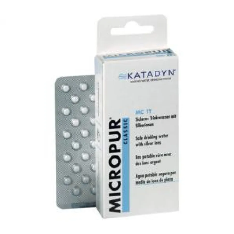 Classic 50 Comprimes Micropur - Pastilles Eau | Katadyn